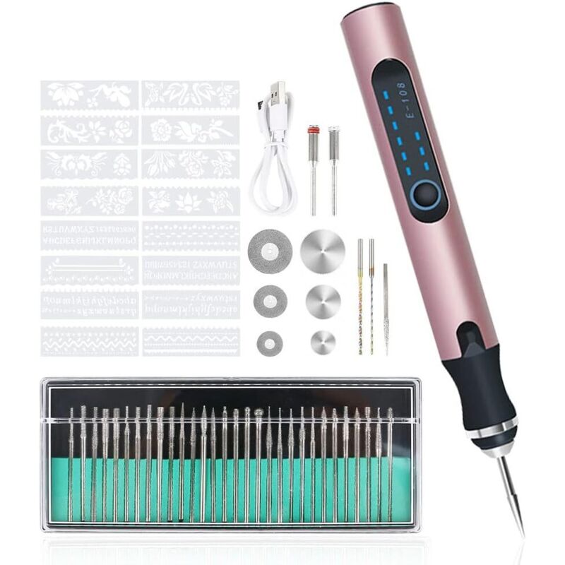 [niemals Verwendet] Elektrischer Goldgravierstift, Gravierwerkzeuge, Mini-gravier- Und Schnitzwerkzeug, Elektrische Gravierstifte Für Heimwerkerprojekte Mit Holz, Figuren