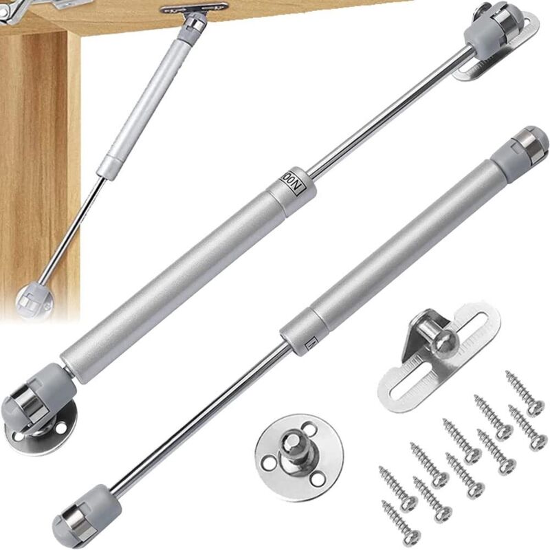 [niemals Verwendet] 2-teilige Gasdruckfederarme 200 N, Original-gasdruckstoßdämpfer, Pneumatisch-hydraulisches Hebesystem Für Küchenmöbel, Zum Anheben Von Schranktüren