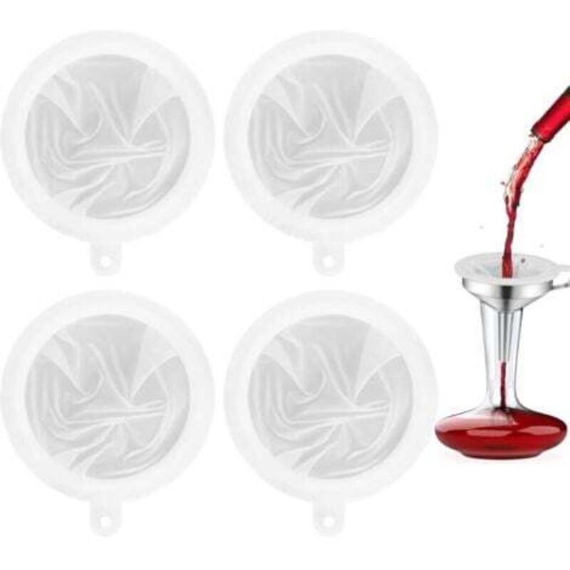 [niemals Verwendet] Stück Feinmaschen-lebensmittelfilter (100/200/300/400), Nylon-lebensmittelsieb, Küchensieb Für Saft, Milch, Wein, Marmelade
