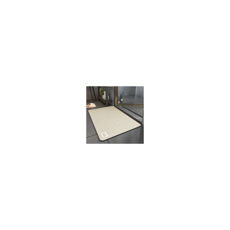 Diatomit Saugfähige, Schnelltrocknende, Rutschfeste Badematte, Beige – 60 X 40 Cm