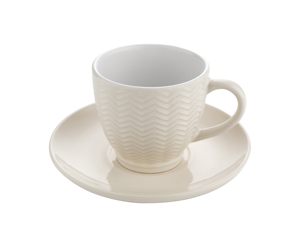 Basima-tasse Mit Untertasse 250ml Sahne