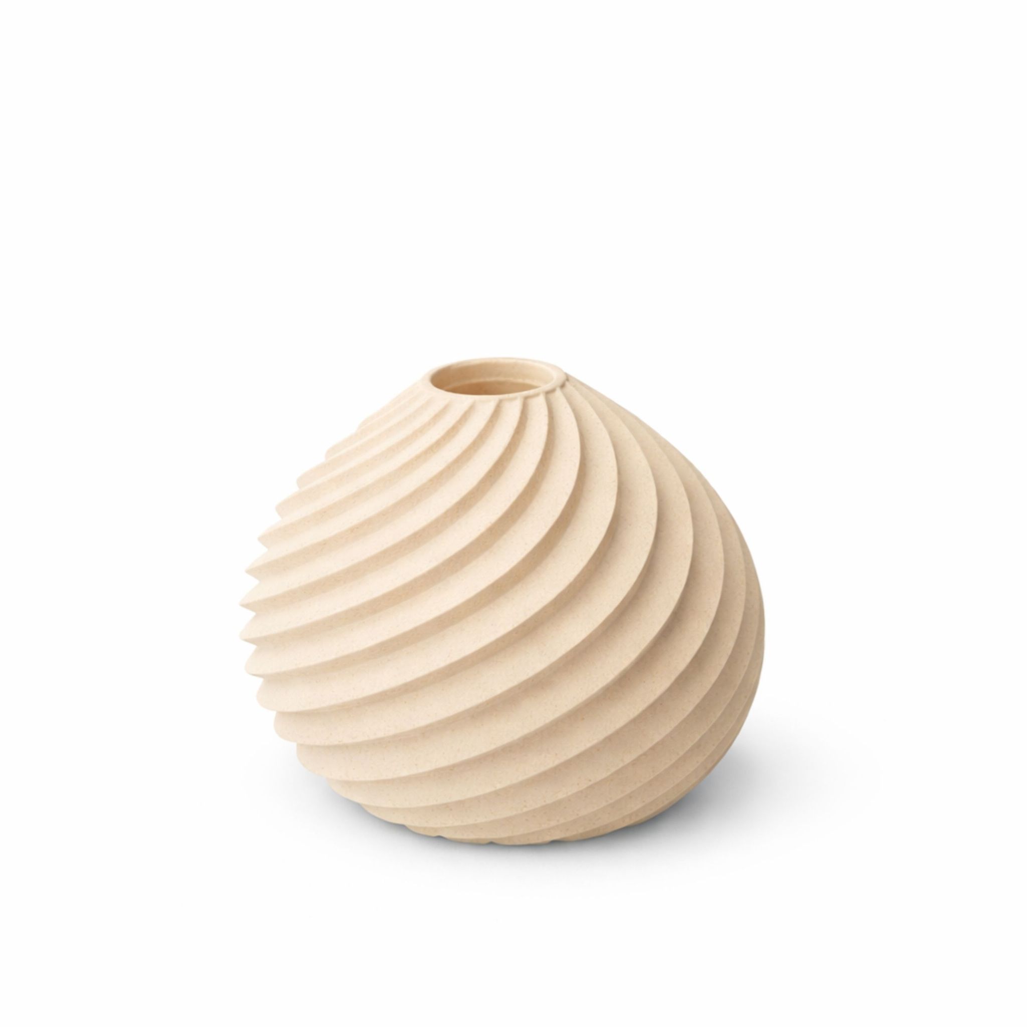 Beige Geriffelte Duftvase Für Duftstäbchen, Raumdekoration