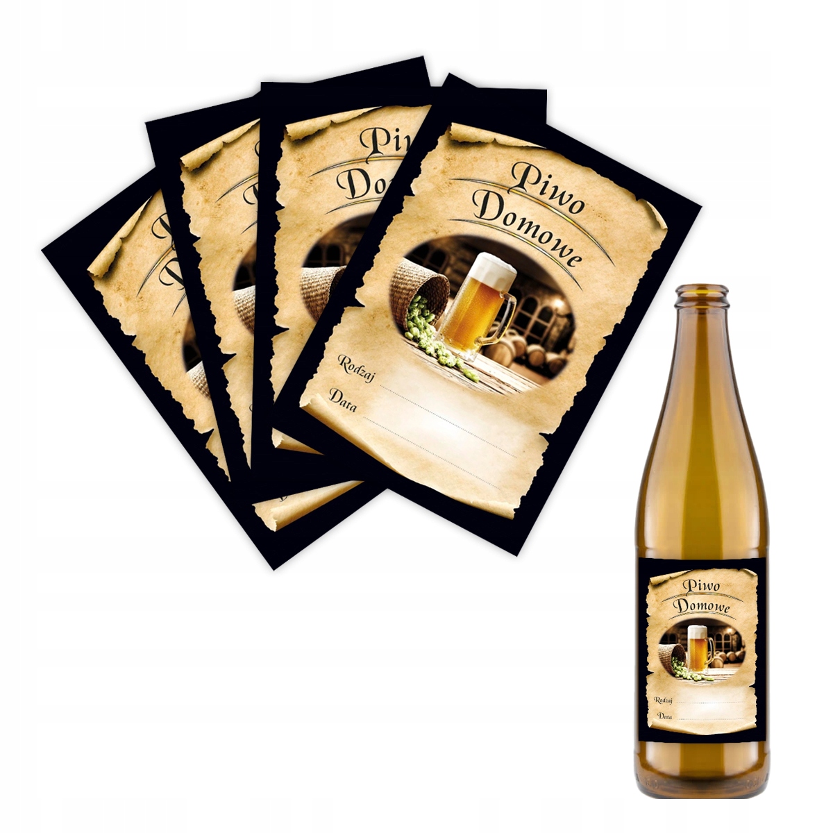 10x Aufkleber Für Selbstgebrautes Bier