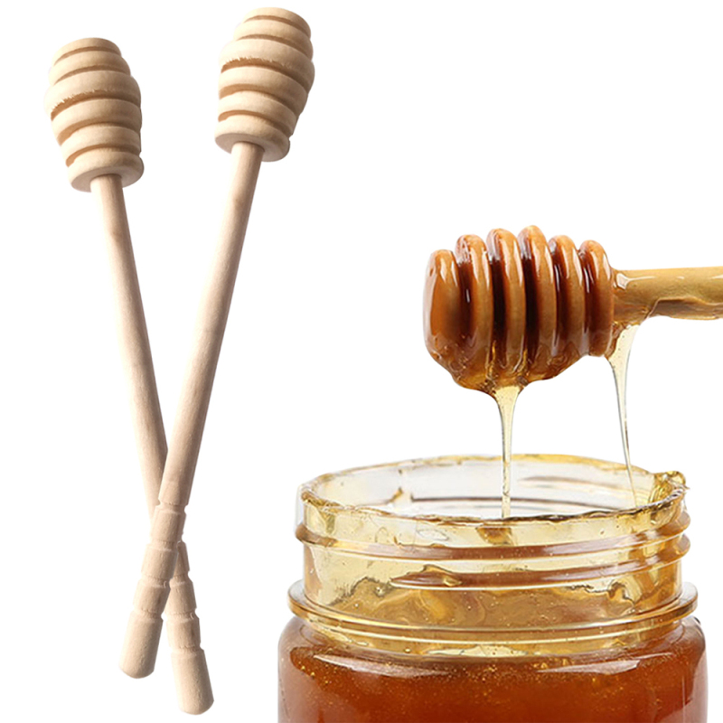 Hochwertiger Honiglöffel Mit Griff, Ideal Zum Umrühren Von Honig. Praktisches Holzaccessoire, 1 Stück.