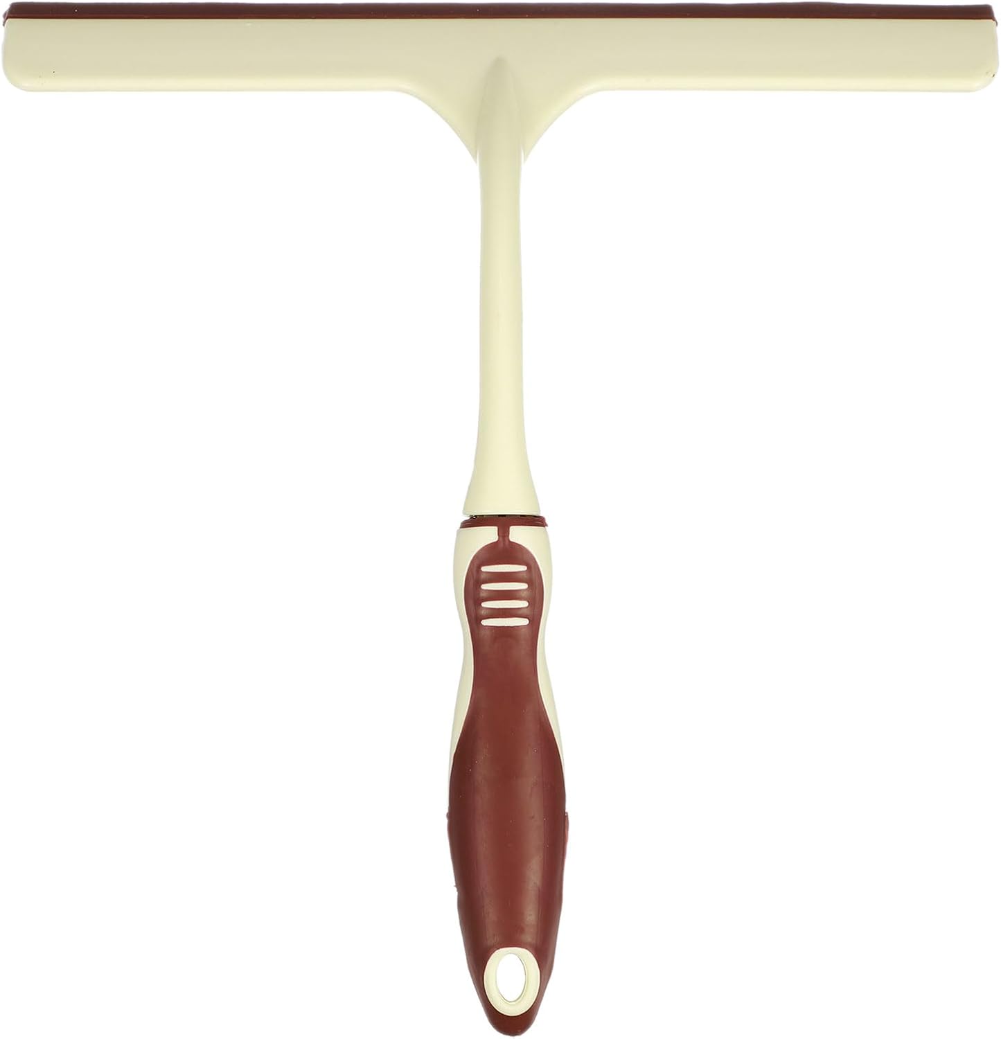 24 Cm Langer Duschabzieher, Wasserklingen-reinigungswerkzeug, Haushaltsspiegelabzieher Mit Loch Für Windschutzscheibenfenster, Beige