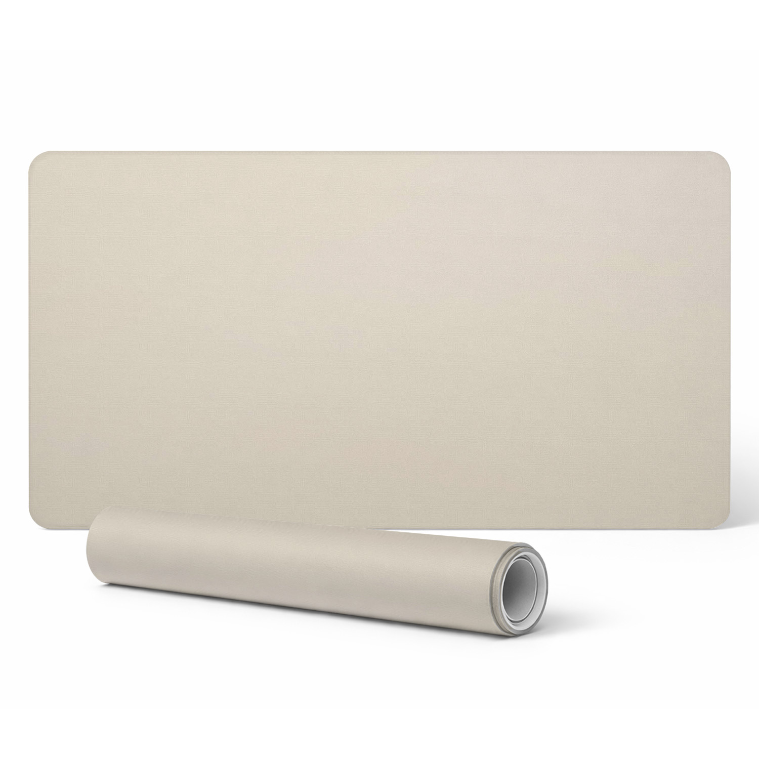 Moderne Schreibtischunterlage Mit Originellem Aufdruck, Beige, 90 X 45 Cm