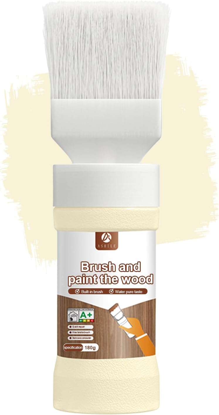 Allzweck-ausbesserungslack, Beige, Für Möbel, Schränke, Holz Und Metall, Kein Anschleifen Erforderlich, Schnelltrocknend, Für Verschiedene Oberflächen Geeignet, Wasserbasiert, 180 G