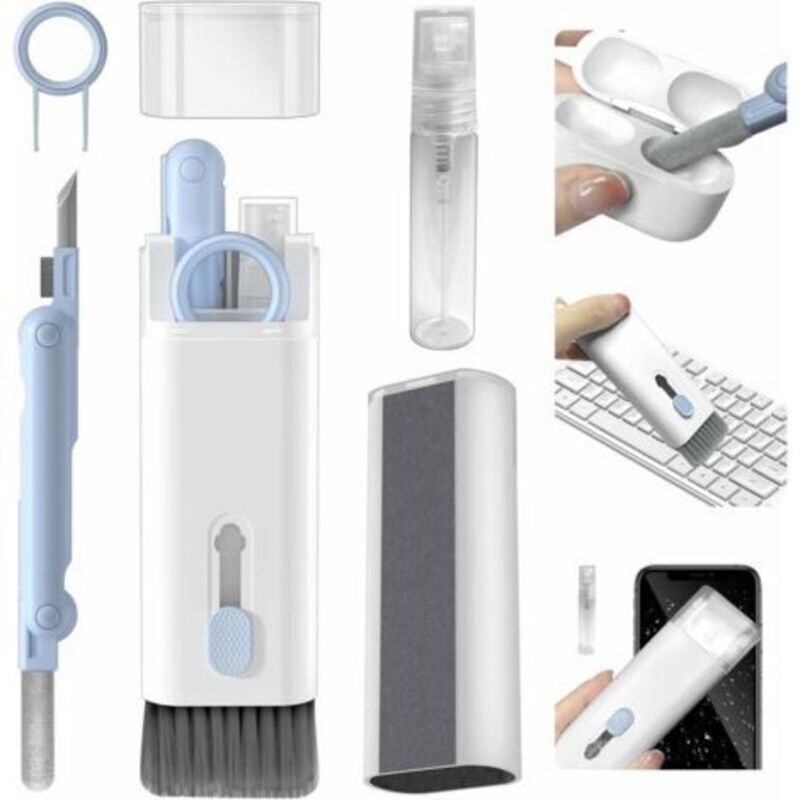 7-in-1 Elektronik-reinigungsset, Blauer Bürstenstift Für Airpods Pro, Tastatur, Smartphone, Pc-bildschirm – Ulisem