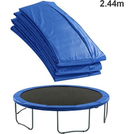 Sicherheitsmatte Für Trampolin. 244 Cm Sicherheitsmatte. Federschutzmatte Für Trampolin – Reißfest. Blau. Aafgvc