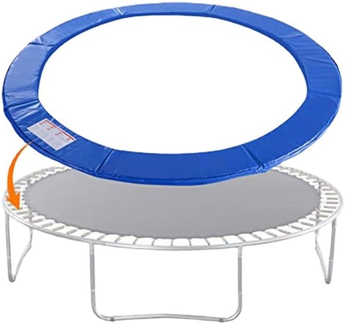 Trampolin-kantenschutz, Durchmesser 183 Cm, Federabdeckung, Kantenschutz, Sicherheitsmatte, Uv-beständig, Reißfest – Blau