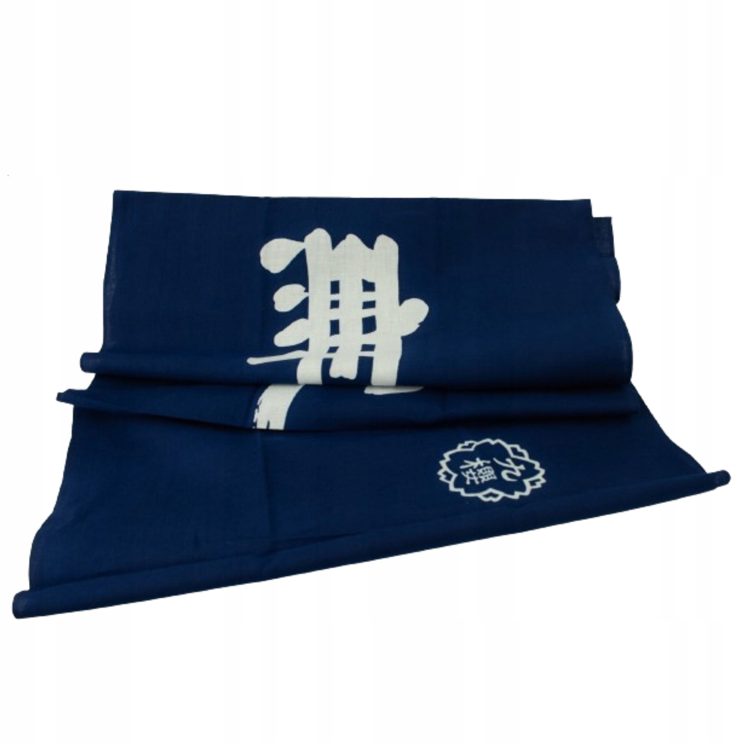 Tenugui Mushin Kendo Handtuchschal, Marineblau, Hergestellt In Japan