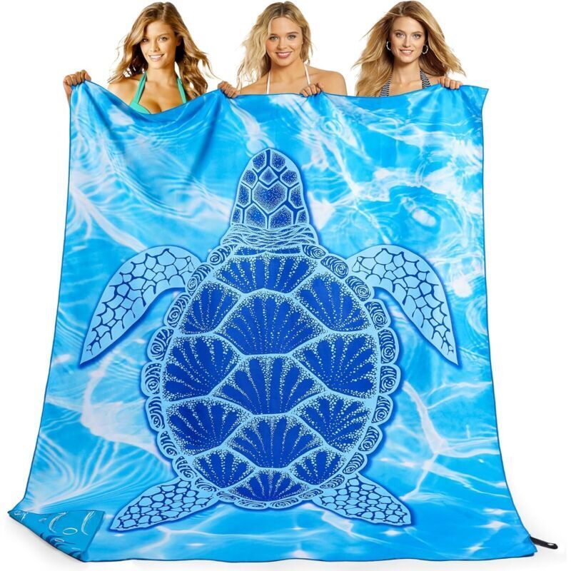Mikrofaser-strandtuch 90 X 180 Cm, Schnelltrocknend, Sandabweisend, Leicht, Kompakt, Ideal Für Frauen – Ulisem