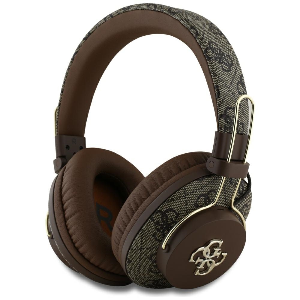 Guess Bluetooth Encmetal 4g Logo Braune Over-ear-kopfhörer