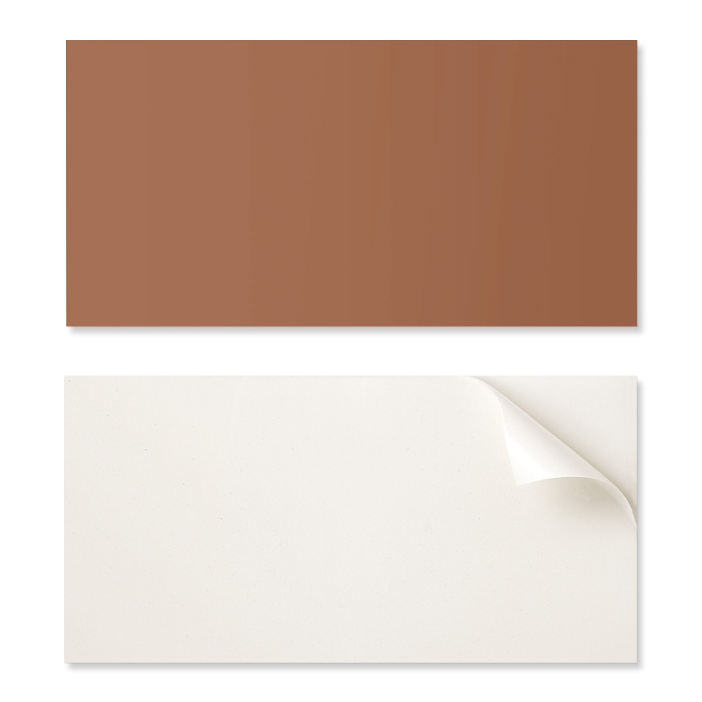 Geklebte Pvc-platte Mit Motiv, Ideal Für Den Flur, 120 X 60 Cm, Braun