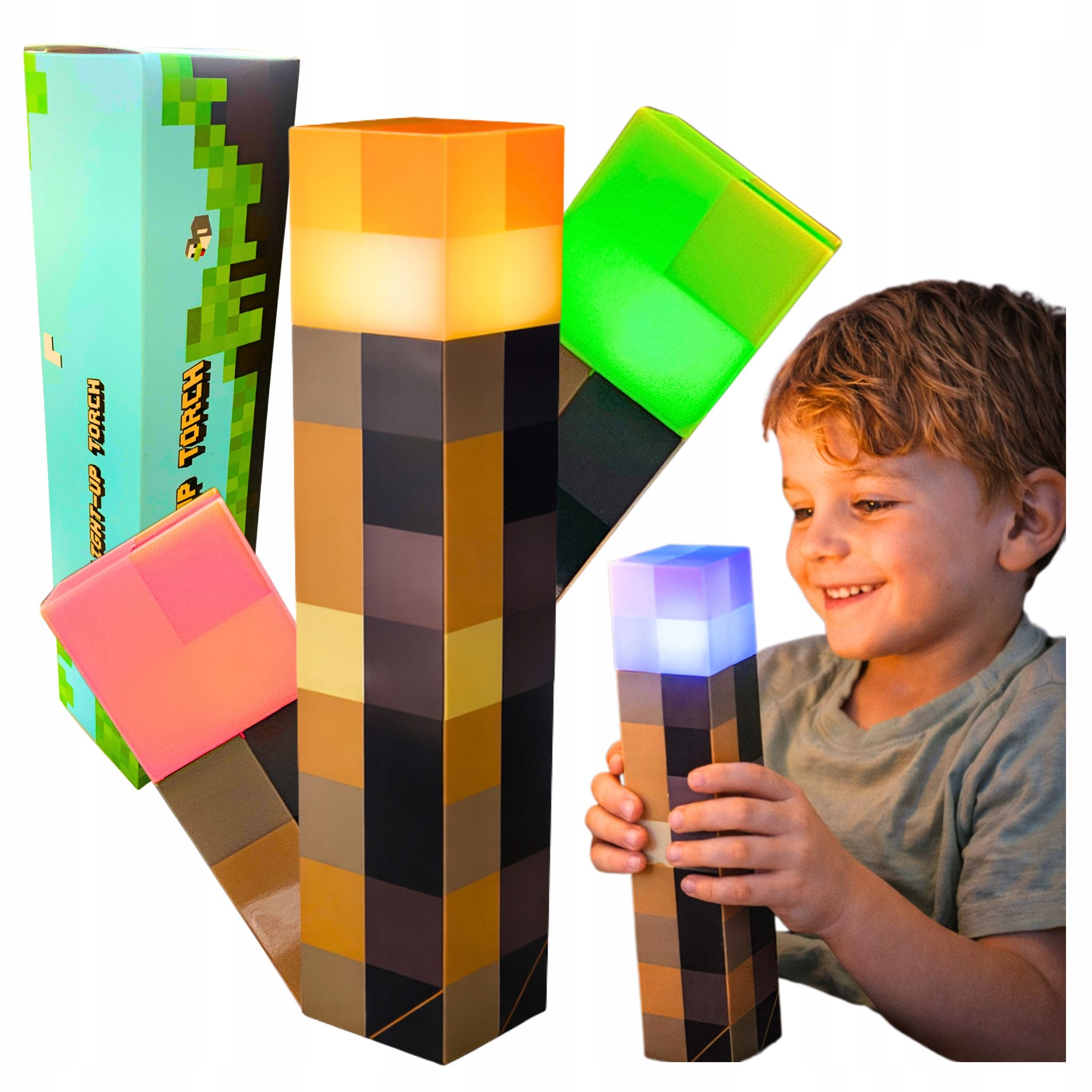 Mine Gaming Bunte Led-nachttischlampe, Inspiriert Vom Spiel