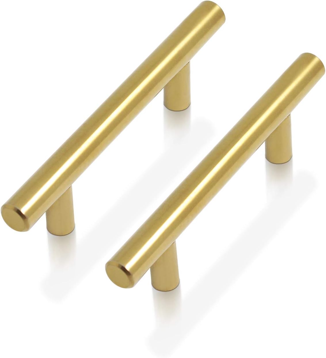 Möbelgriffe Für Schubladenschränke, 100 Mm, 15 Stück, Goldfarben, Aus Stahl