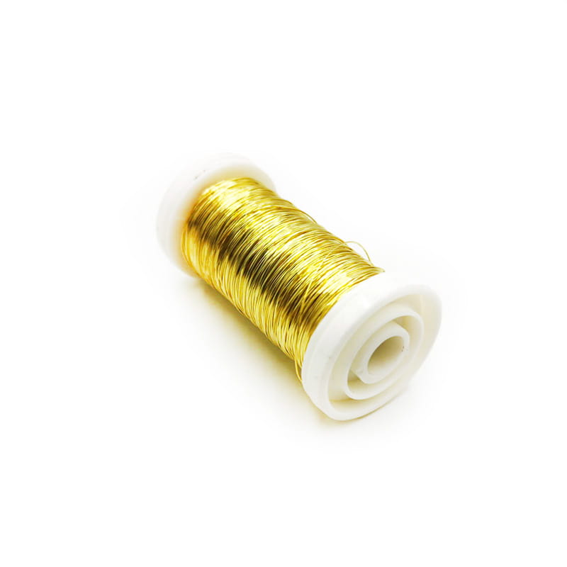 Blumendraht – Glatt – Gold – 100 M