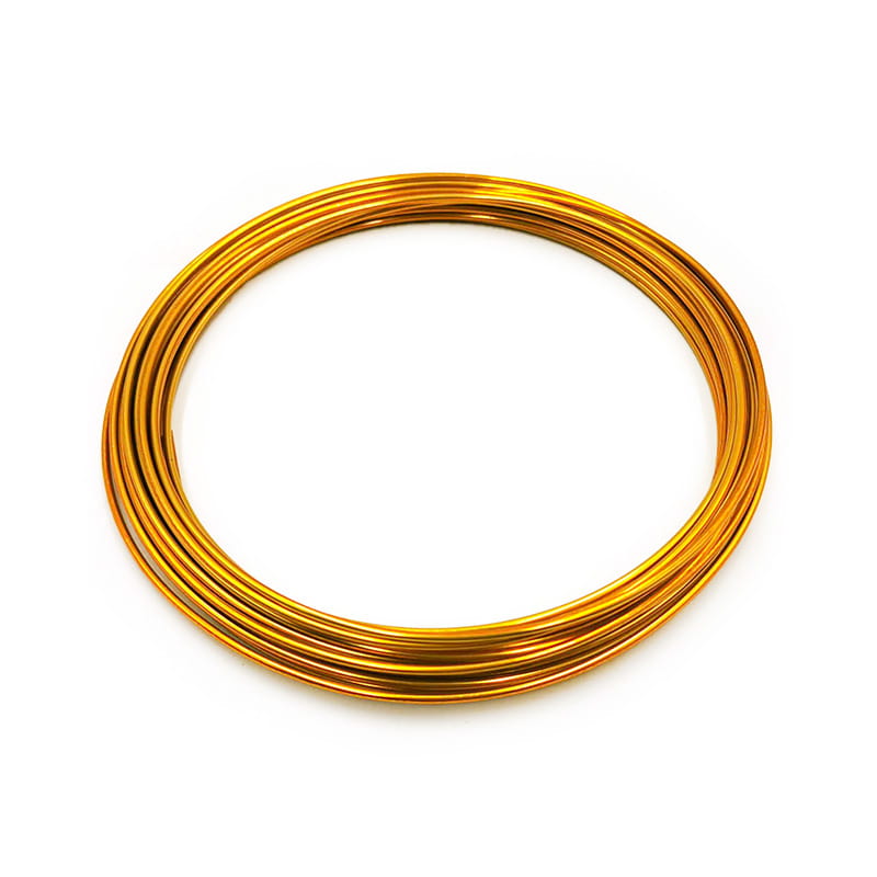 Blumendraht - Ring - 2 Mm X 10 M - Gold