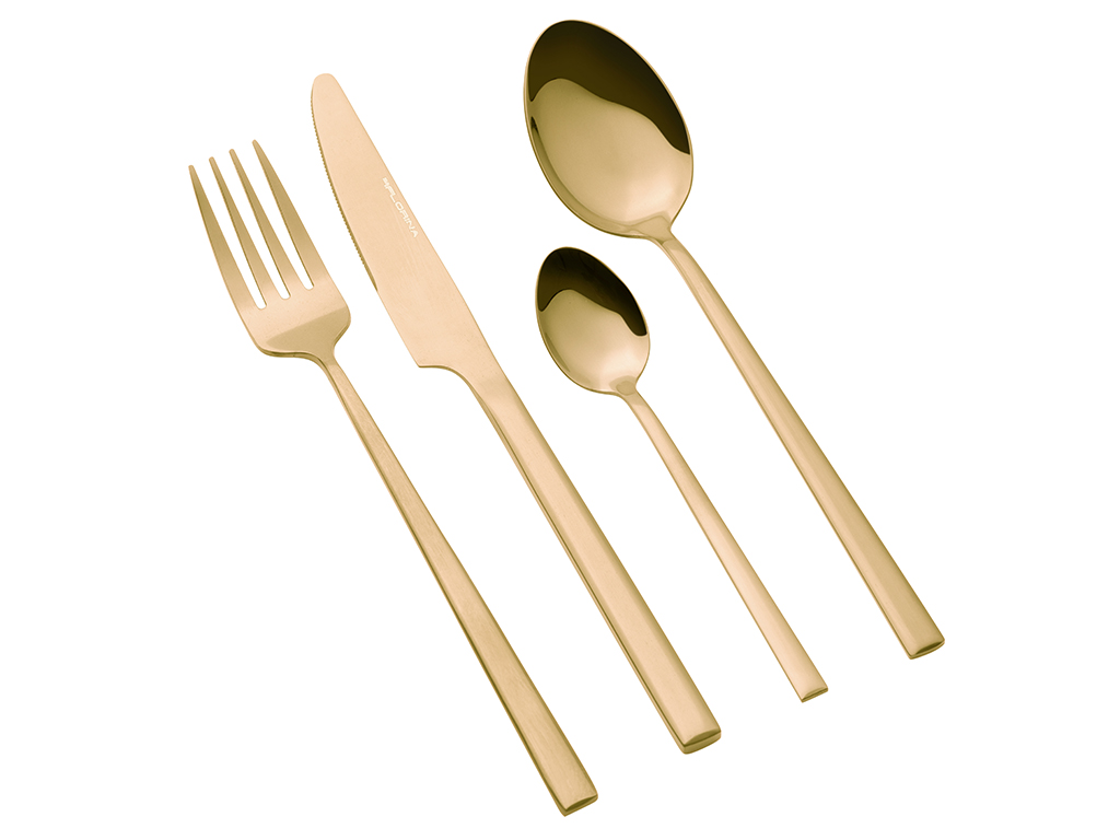 Ritz Gold Besteck 16-teilig Flock Mg