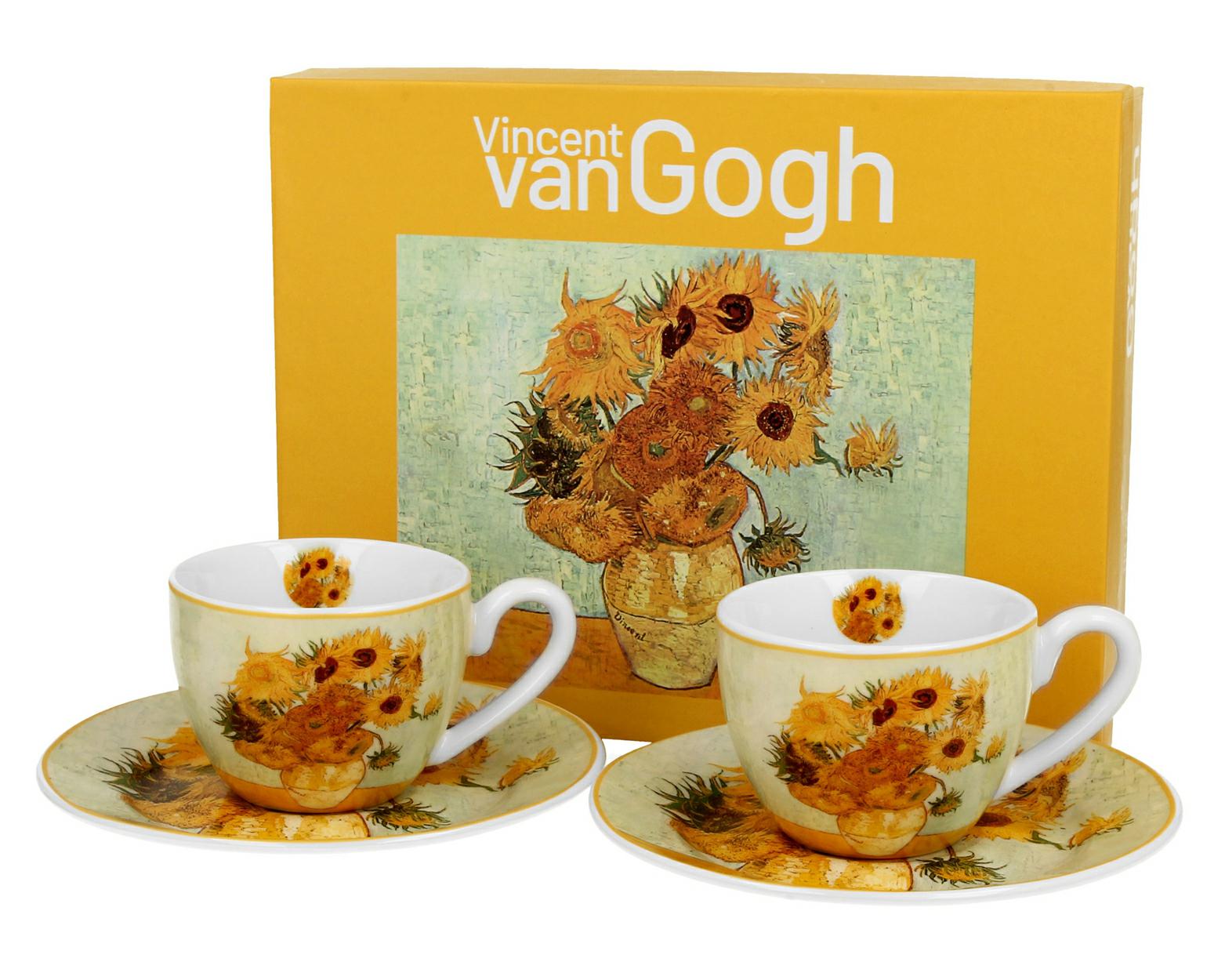 Set Mit 2 Van Gogh Espressotassen