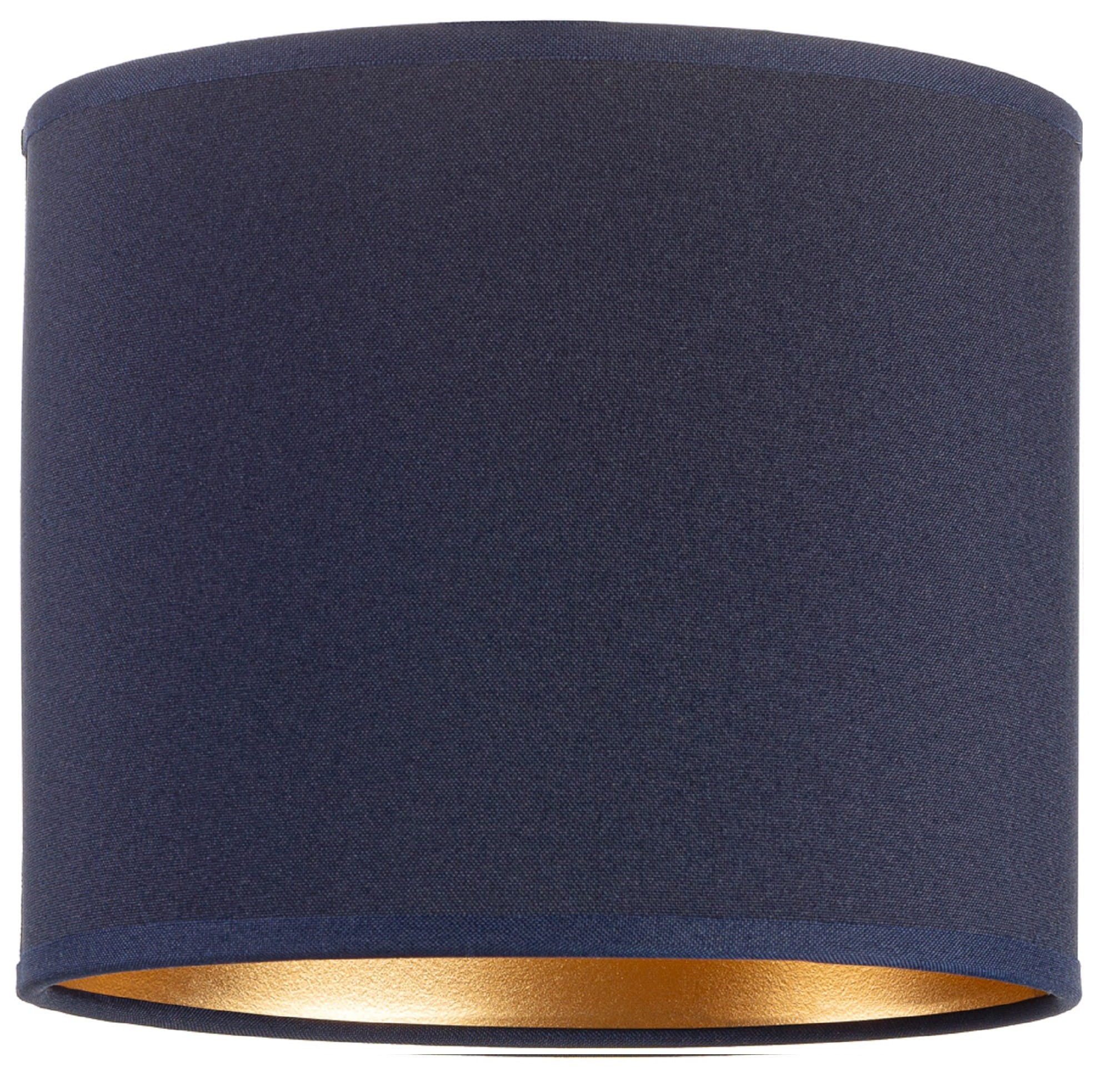 Tornado-lampenschirm, Rund, 20 Cm, Marineblau-gold
