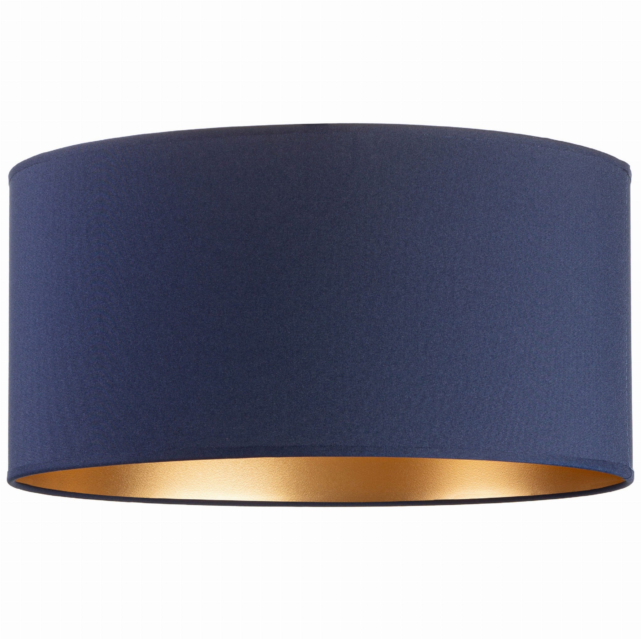 Tornado-lampenschirm, Rund, 40 Cm, Marineblau-gold