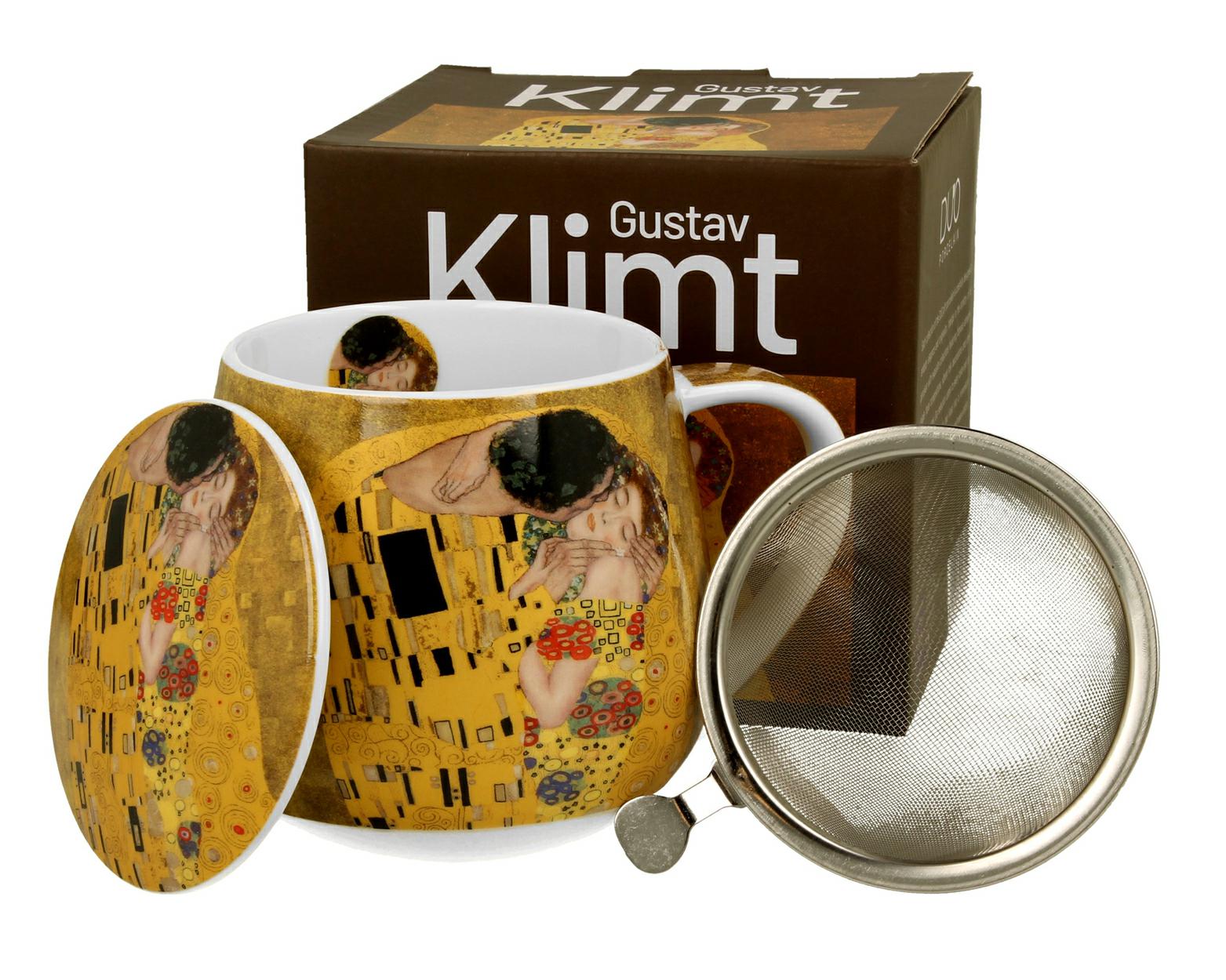 Klimt Der Kuss 430 Teekannenbecher