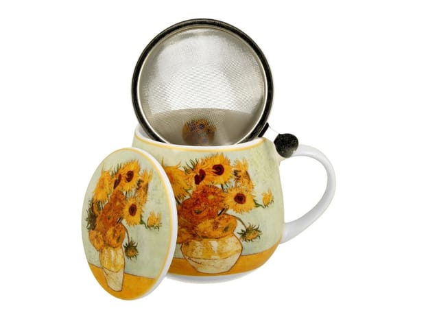 Van Gogh Sonnenblumen Tee-ei-becher