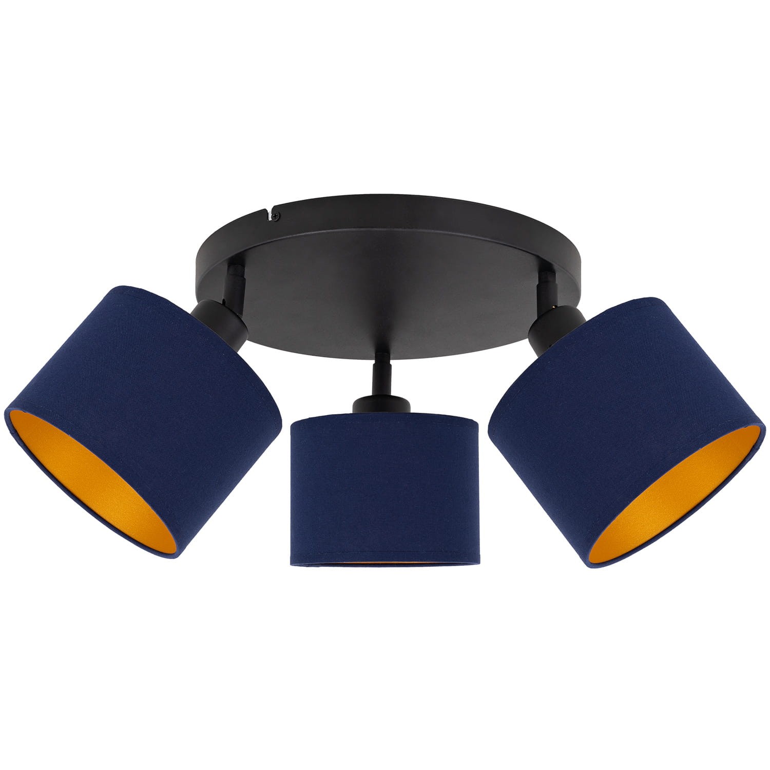 Tornado Amp3k Lampe, Marineblau Und Gold