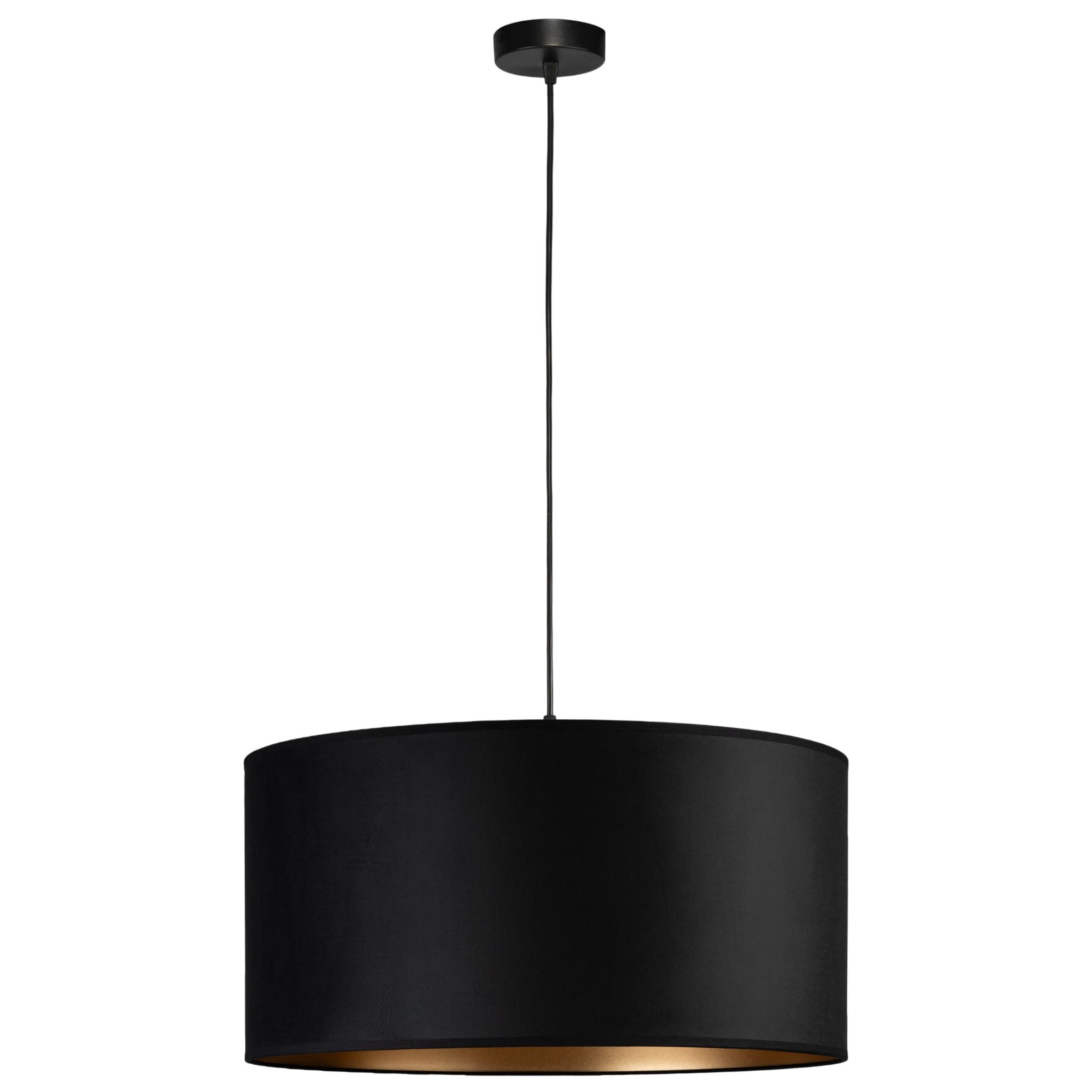 Tornado Al1 Lampe, Schwarzer Und Goldener Samt