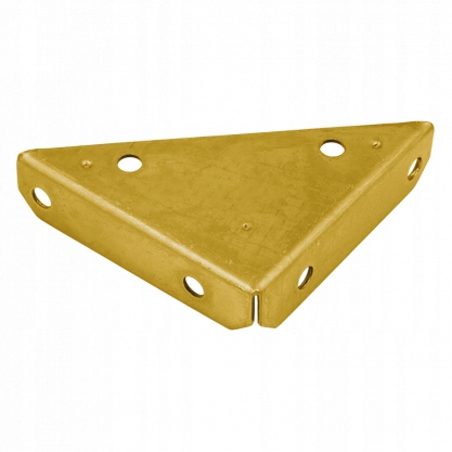 Domax Eckbox 100x100mm Gold Zink Box