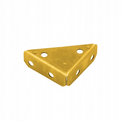 Domax Eckbox 50x50mm Gold Zink