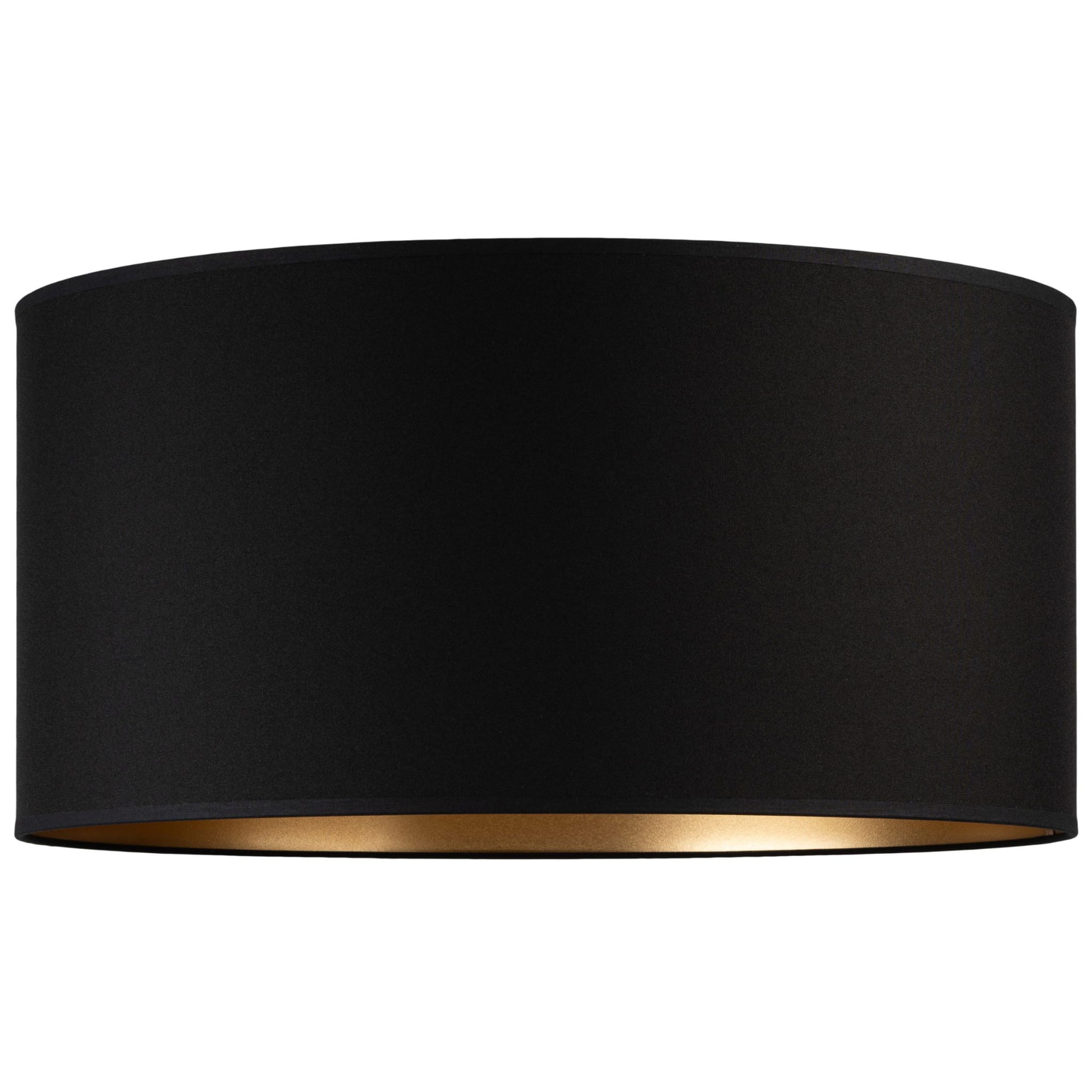 Tornado Lampenschirm Rund 50 Schwarz-gold