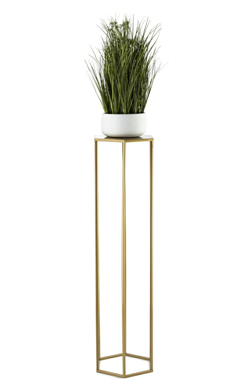 Blumenständer, Gold, 100 Cm