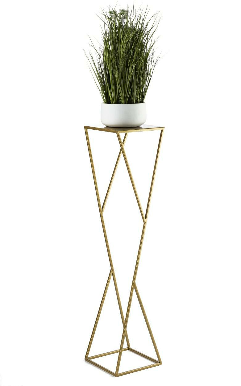 Moderner Loft-blumenständer, Goldfarben, 100 Cm