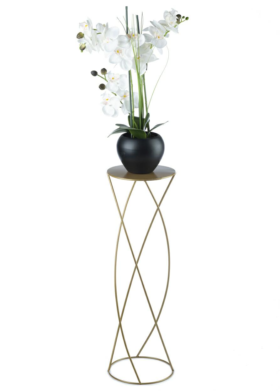Stehender Blumenständer 70 Cm Für Pflanzen, Gold