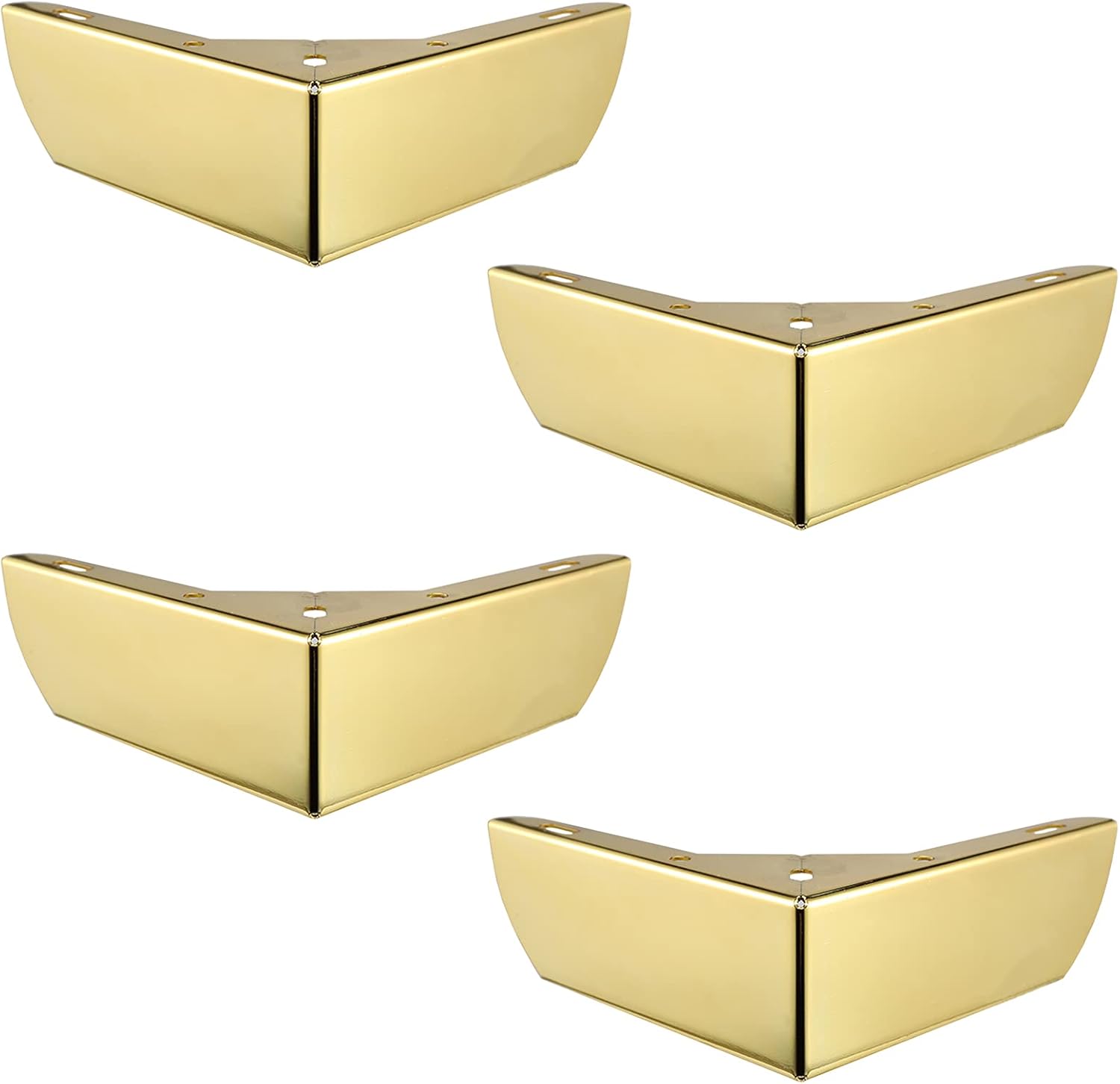 Diy Küchenmöbelbeine, 50 Mm Beine Für Couchtisch, Schränke, Bett, Sofa, Starkes Goldenes Metall, Schreibtischstuhlbein, Geräuschlos, Rutschfest, 4er-set