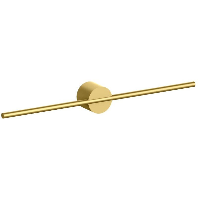 Wandhandtuchhalter, Gebürstetes Goldaluminium, 40 Cm, Verstellbar, Modern - Ulisem