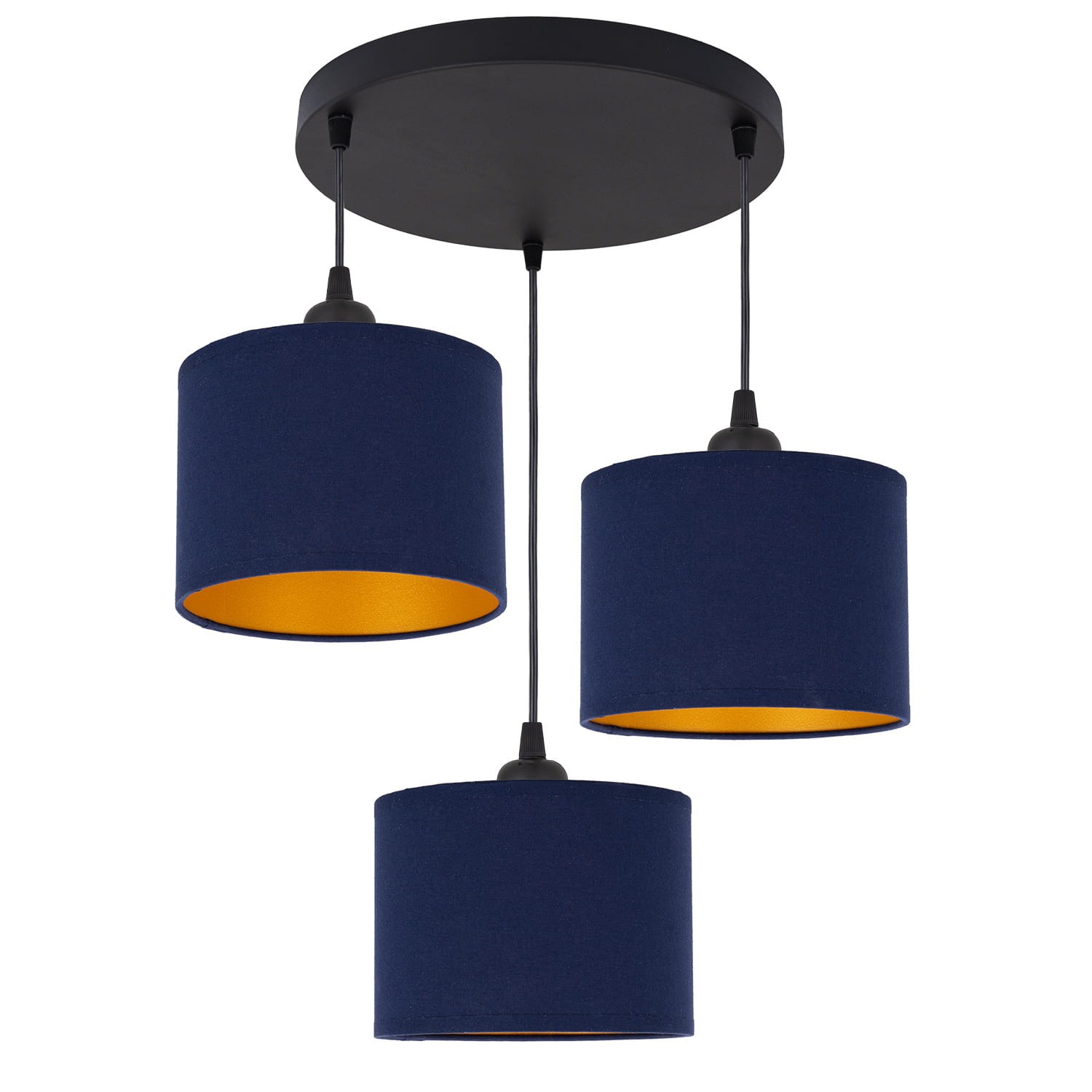 Tornado Am3k Lampe, Marineblau Und Gold