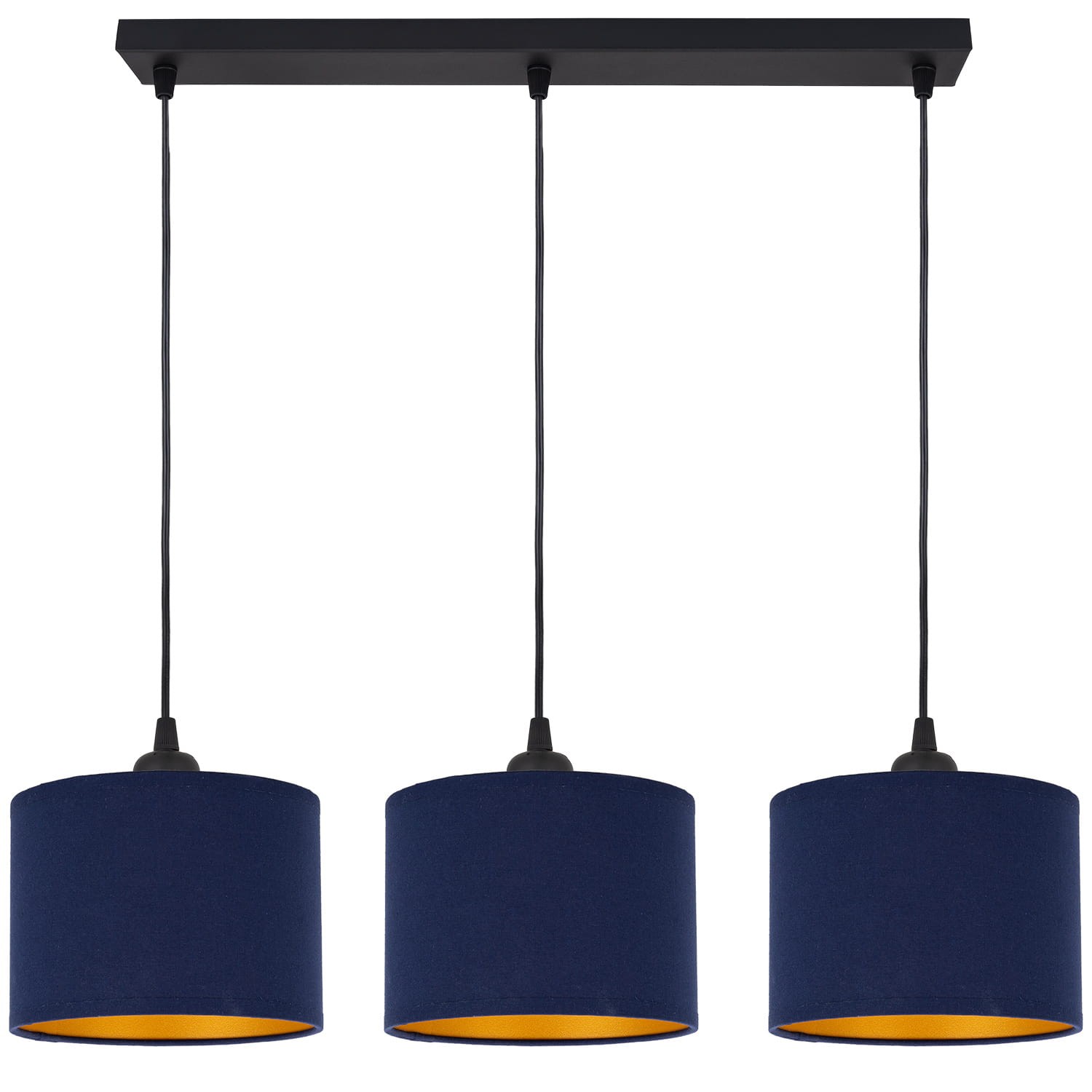 Tornado Am3p Lampe, Marineblau Und Gold