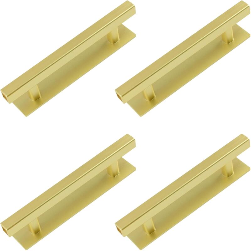 Goldene, Selbstklebende Quadratische Griffe Für Küchenschränke – 4er-set, Einfache Montage, Modernes Design – Ulisem