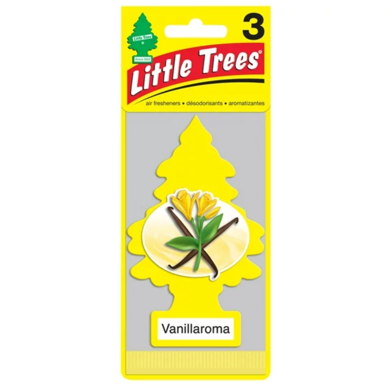 Vanillaroma Little Trees 3er-pack Autoduft-weihnachtsbaum