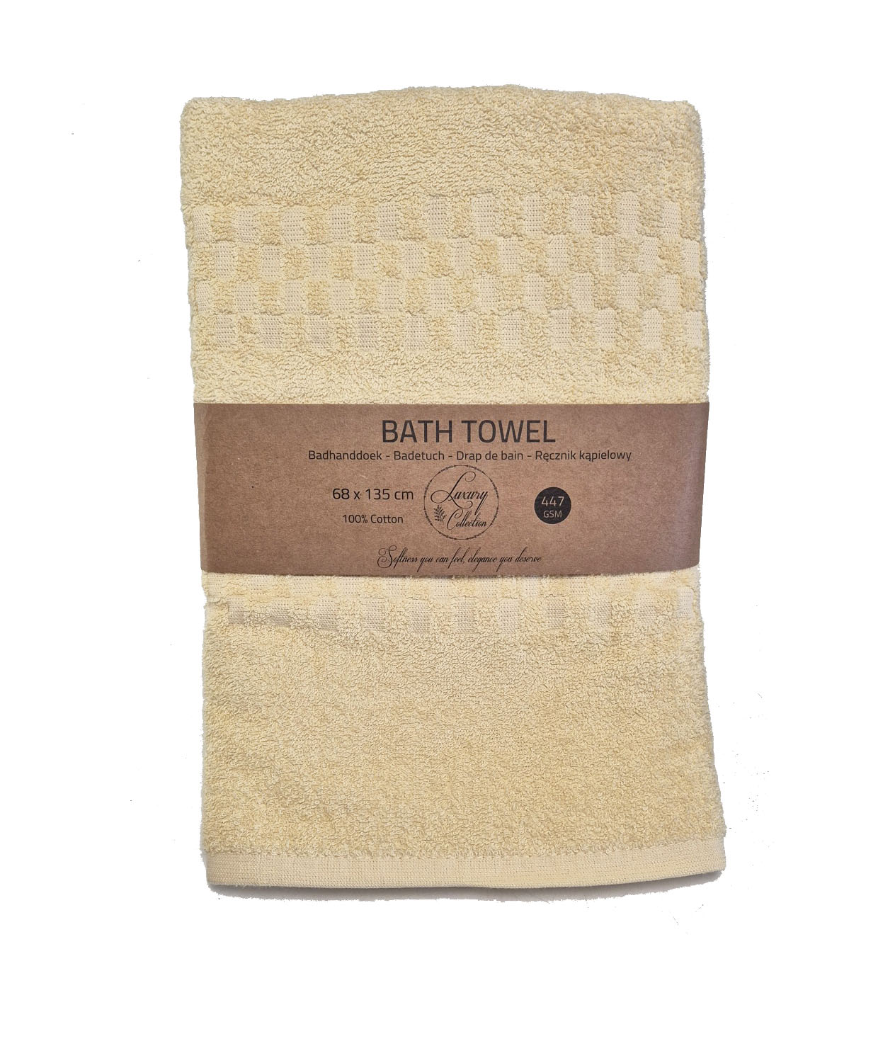 Nhp Handtuch Gelb (447 G/m²) 68 X 135