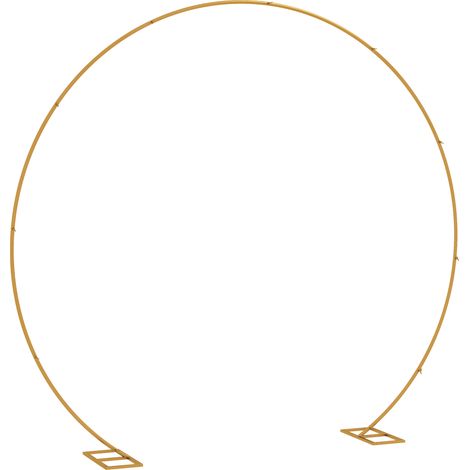 Gartenbogen, Kletterpflanzenbogen Für Hochzeiten, Jubiläen, Zeremonien Und Bankette, Vergoldeter Stahl