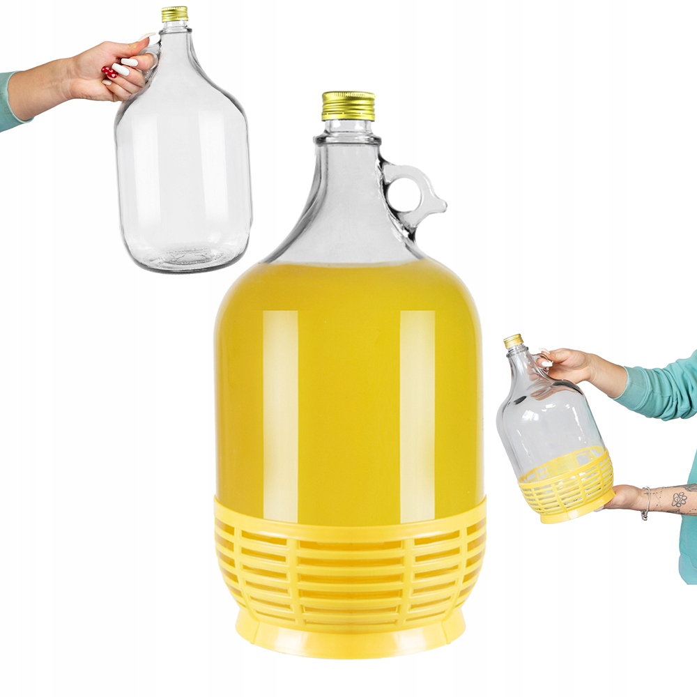 5-liter-krug „dame Im Korb Mit Deckel“, Ballon, Weinballon, Wodkaballon