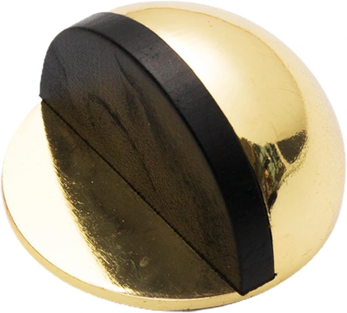 Set Mit 4 Türstoppern Aus Edelstahl, Halbmondförmig Und Oval, Türstopper Aus Gummi, Wandschutz, 4,5 X 2,6 Cm, Gold