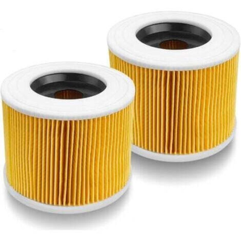 [niemals Verwendet] 2er-pack Staubsaugerfilter Für Kärcher Serien Wd2, Wd3, Wd3p, Nt18, Mv2 Und Mv3, Ersatzfilter Für Kärcher Nass- Und Trockensauger