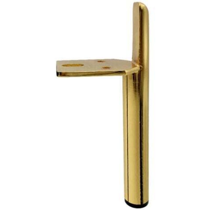 [niemals Verwendet] Set Mit 4 Ersatz-möbelfüßen Aus Goldfarbenem Metall, 18 Cm Lang, Für Möbel, Tische, Schränke, Stühle, Betten, Kleiderschränke Und Sofas