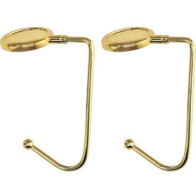 [niemals Verwendet] Stück Handtaschenhaken - Gold - Faltbare Taschenhaken - Taschenhalter Für Tisch Oder Schreibtisch - Zum Aufhängen Von Handtaschen Und Kleinen Gegenständen