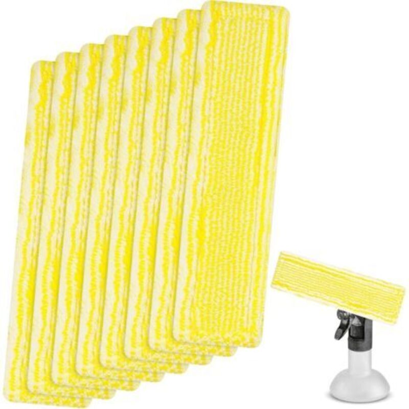 [niemals Verwendet] 8-teiliges Mikrofaser-reinigungstuch-set Für Kärcher Fensterreiniger, Mikrofaser-düse, Mikrofasertücher Für Kärcher Wv2 Und Wv5 Premium Fensterreiniger Und Staubsauger, Zubehör